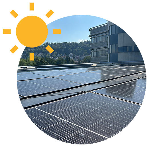 Packaging mit kleinen Aufklebern zum Verschließen der Schachtel